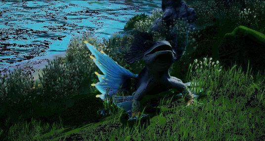 游戏内坐骑画面