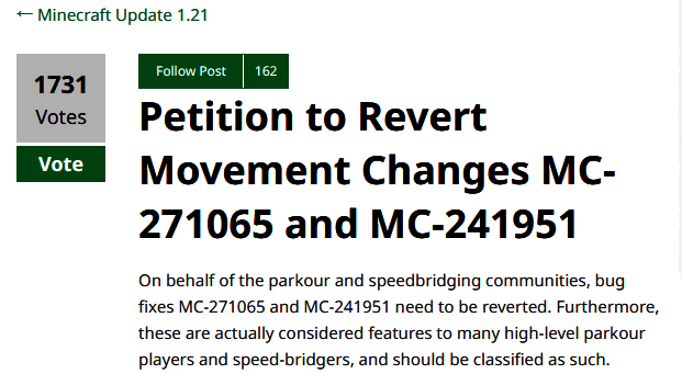 《我的世界》老BUG表现画面