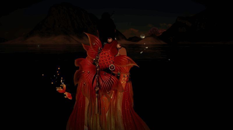 天涯明月刀手游限定战令饰品灵殊·观莲池展示图