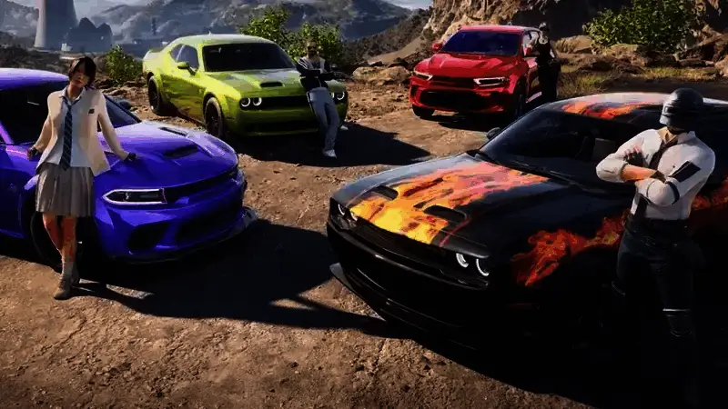 《绝地求生》手游与道奇联动相关画面1