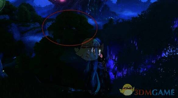 碰到咕噜幼像的大树位置图