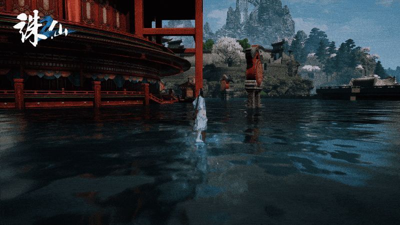 《诛仙2》游戏全局光照效果展示