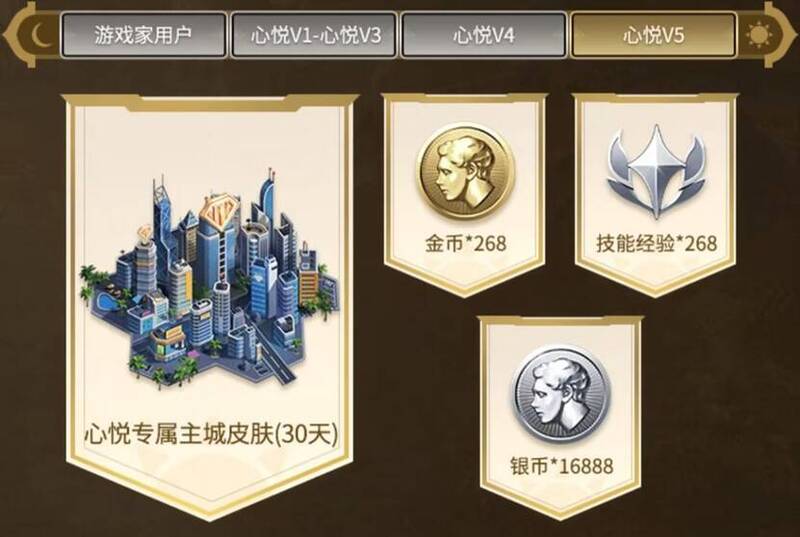 心悦V5加入俱乐部礼包展示图