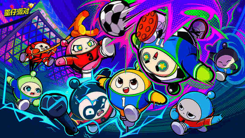 《蛋仔派对》热血足球玩法宣传图