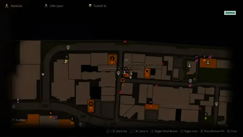 《如龙8外传》套装获取相关场景图