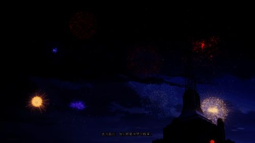 流萤与玩家面对危机画面