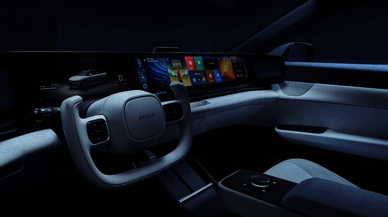 Afeela 1电动轿车内饰显示屏