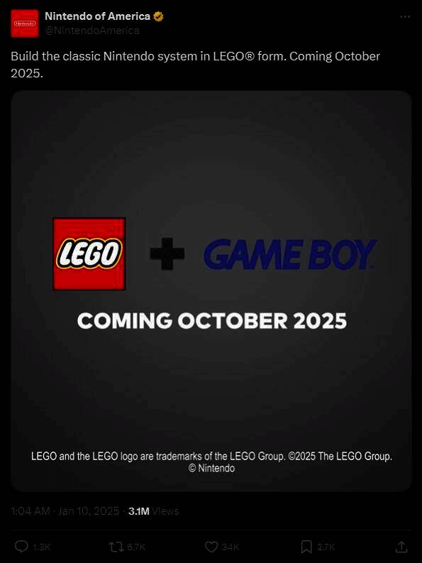 任天堂Game Boy套装积木零件图片