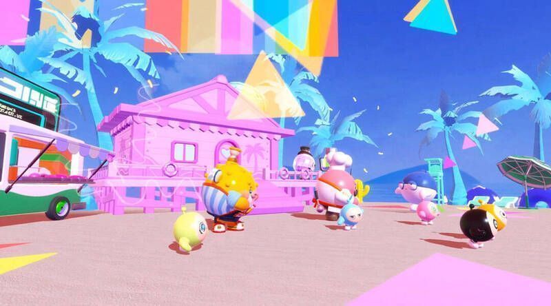 《爵士狂欢》中蛋仔们跟随音乐摇摆