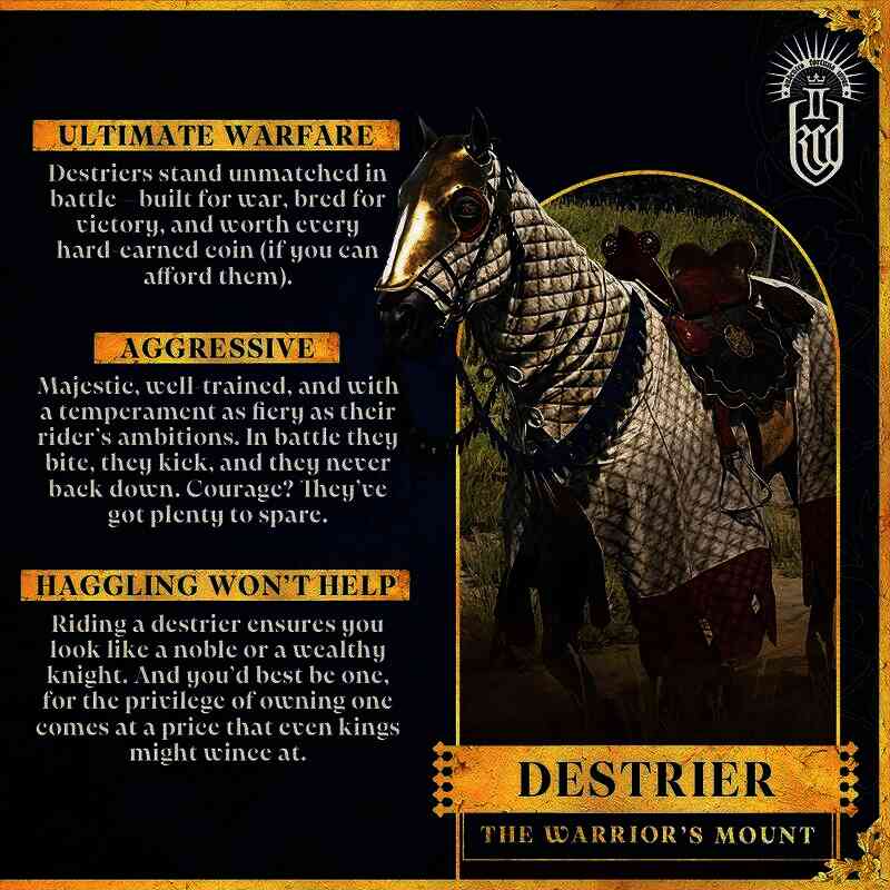 《天国:拯救2》战马展示图