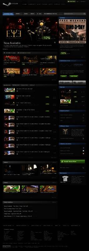 Steam 2011年商店页面