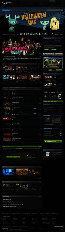 Steam 2012年商店页面
