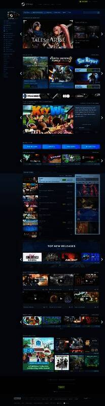 Steam 2021年商店页面