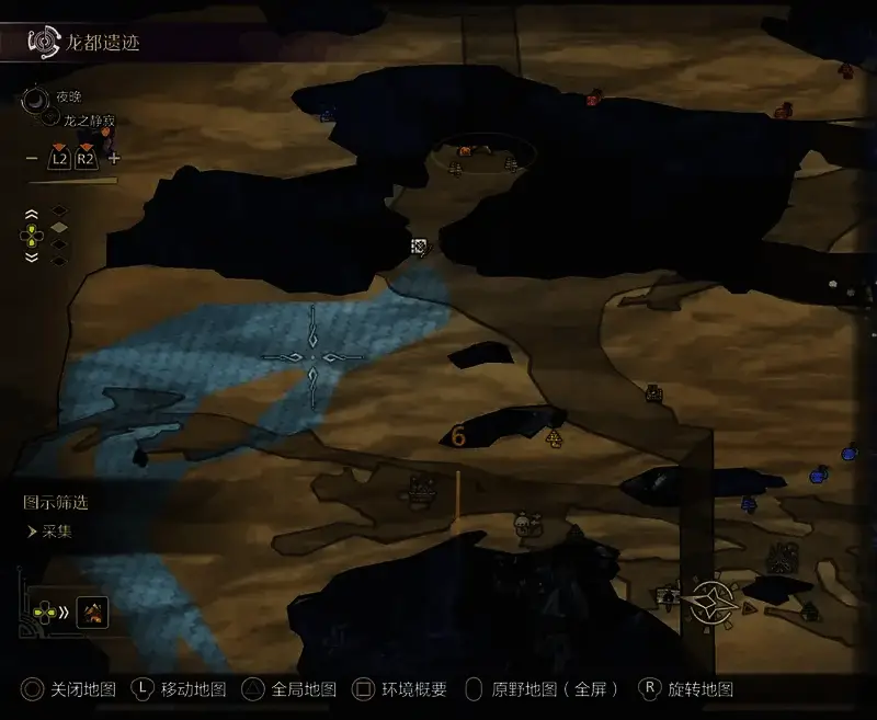 指定树干刷新处及推荐等待位置画面