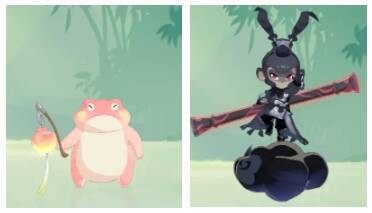 神兽蛙灵和神兽孙小圣