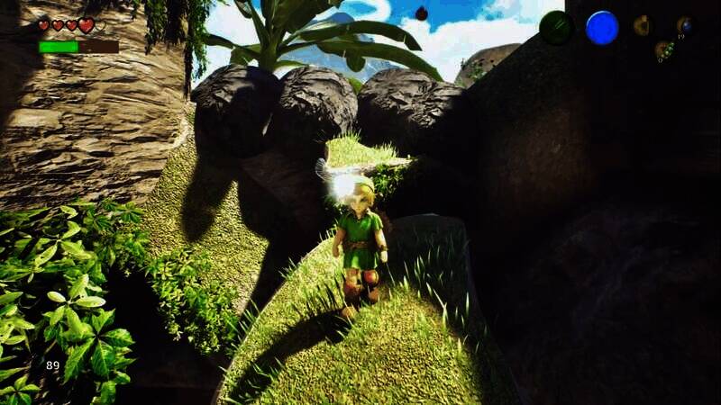 《塞尔达:时之笛》重制版游戏画面截图2