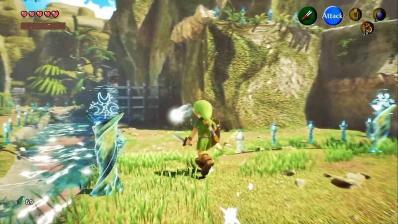 《塞尔达:时之笛》重制版游戏画面截图4