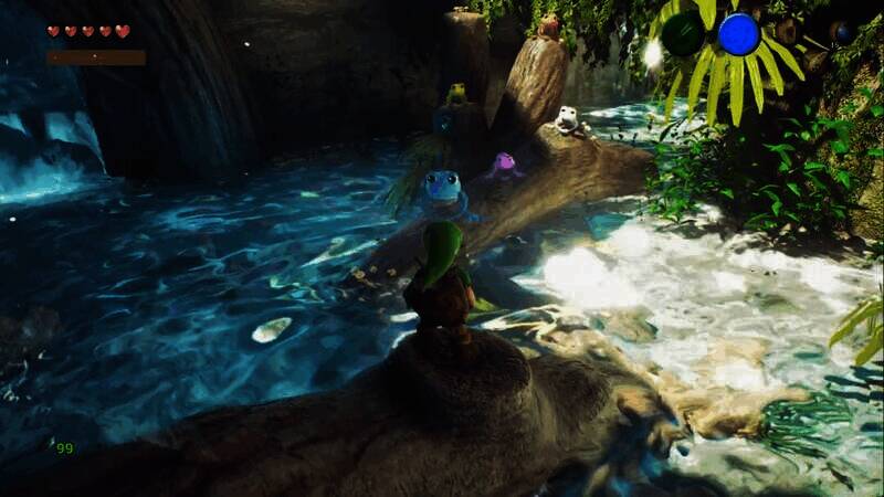 《塞尔达:时之笛》重制版游戏画面截图5