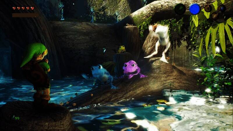 《塞尔达:时之笛》重制版游戏画面截图6