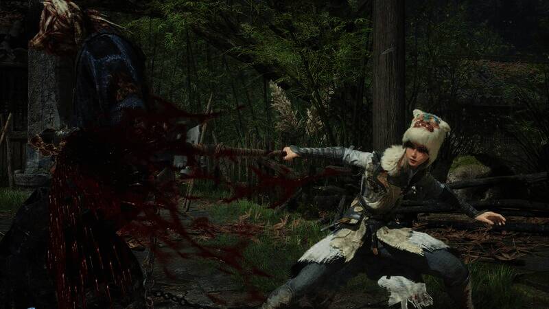 《明末:渊虚之羽》游戏新截图,女主与敌人战斗画面