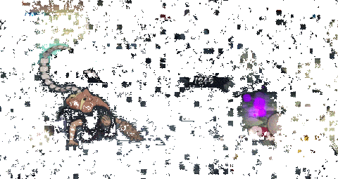 蝎藏在绯流琥中战斗