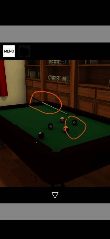 点击黑球得到提示的场景图