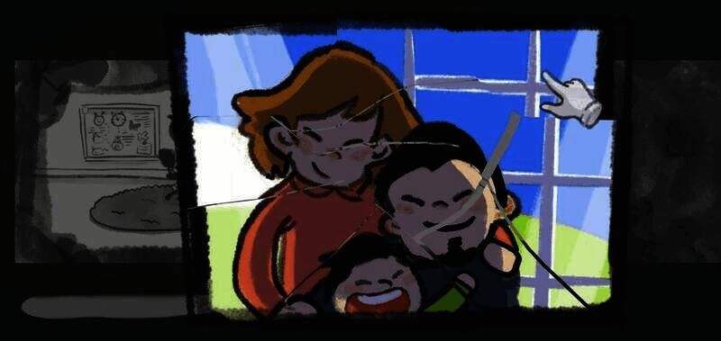 在森林里与青蛙对话画面