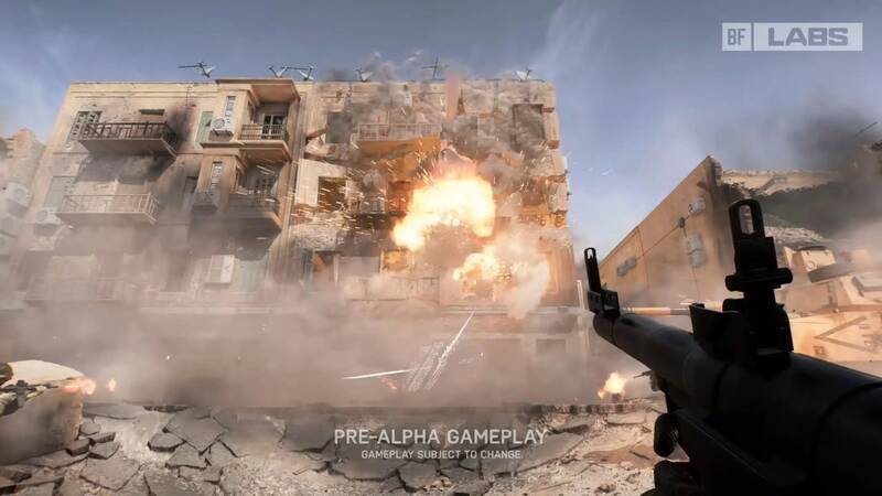 新《战地》测试相关画面