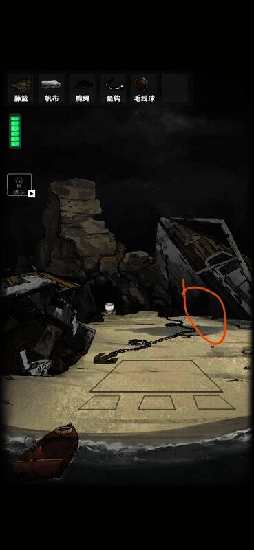 遗落迷途场景六左边洞口画面