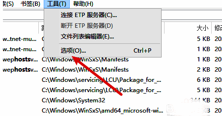 点击选项界面图