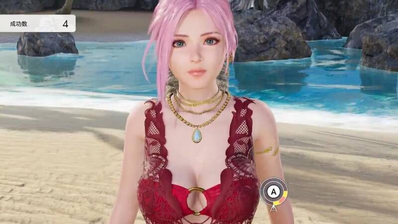 《死或生:女神璀璨假期》跳绳玩法视频截图2