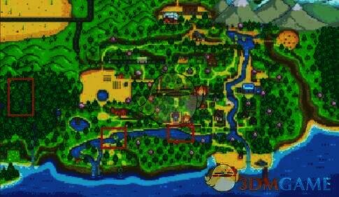 鲶鱼相关位置示意图片