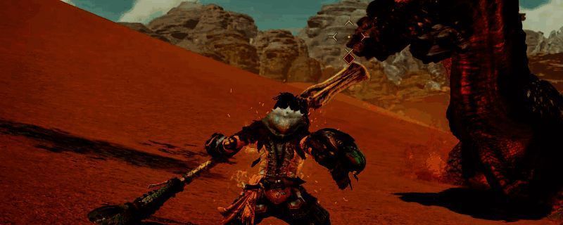 怪物猎人荒野操虫瞄准相关画面