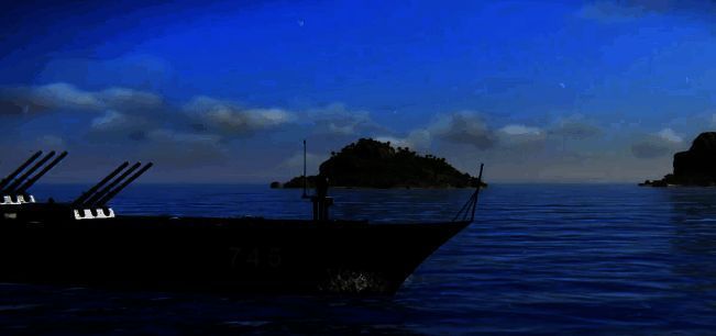 现代战舰复仇女神号战斗场景