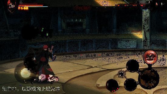 靠近板边敌人替身二技能反手效果动图