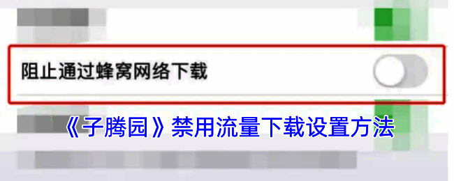 子腾园 APP 相关管理设置页面示例