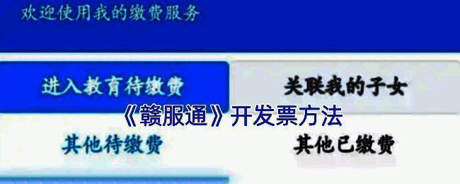 赣服通开票相关界面示例图