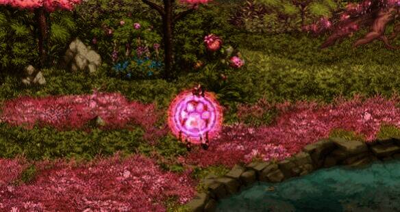 花园地区蓓娜丽怪物画面