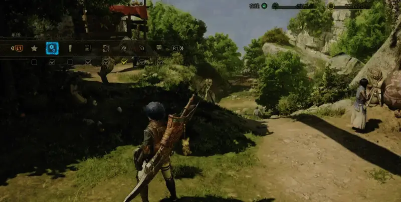 《怪物猎人:荒野》菜单页卡位置调整过程展示2