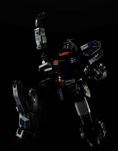 超合金 RX - 78F00/E 高达钢普拉多角度展示