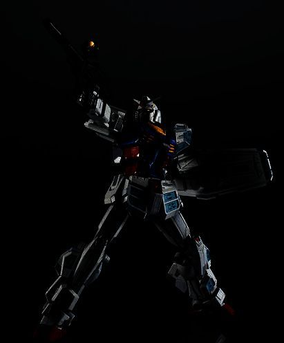 超合金 RX - 78F00/E 高达钢普拉另一角度展示