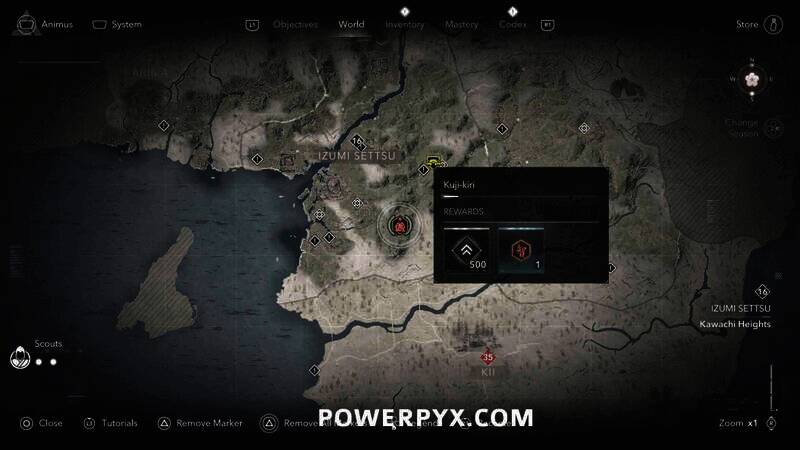 乌帽子型八幡神社九字真言位置图1