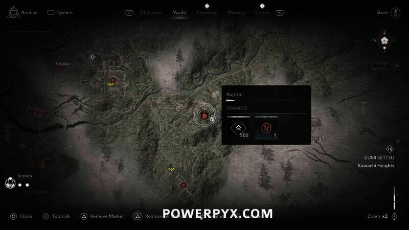 乌帽子型八幡神社九字真言位置图2