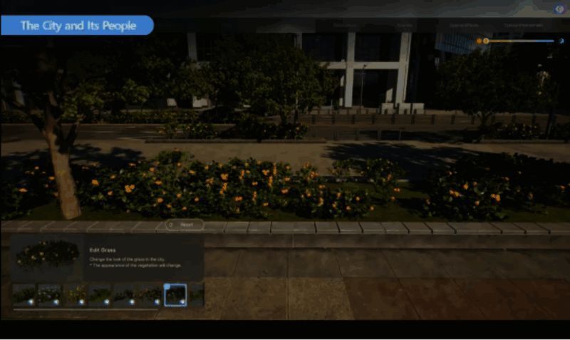 《inZOI》游戏中精美的城市画面