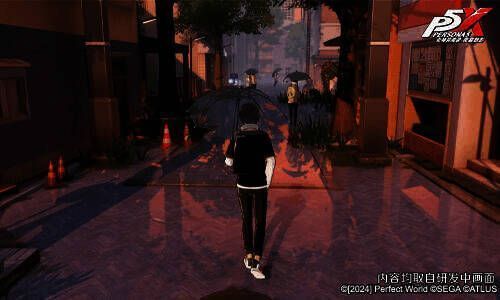 《女神异闻录:夜幕魅影》中东京都市场景图