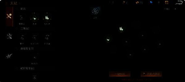 天赋选择画面