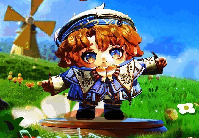 蛋仔派对唱诗少年弗恩游戏画面图1