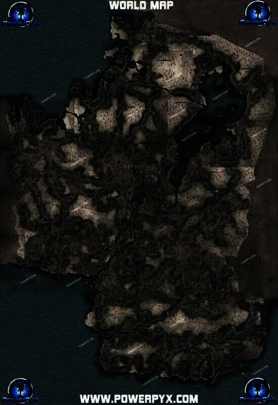 《刺客信条：影》完整地图