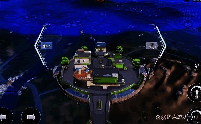 和平精英五周年P城上空特色场景图