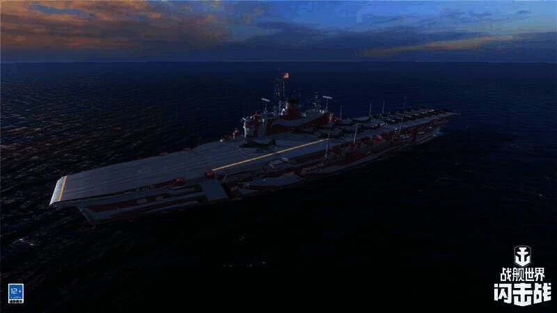 《战舰世界闪击战》Y系X级航空母舰老鹰活动宣传图